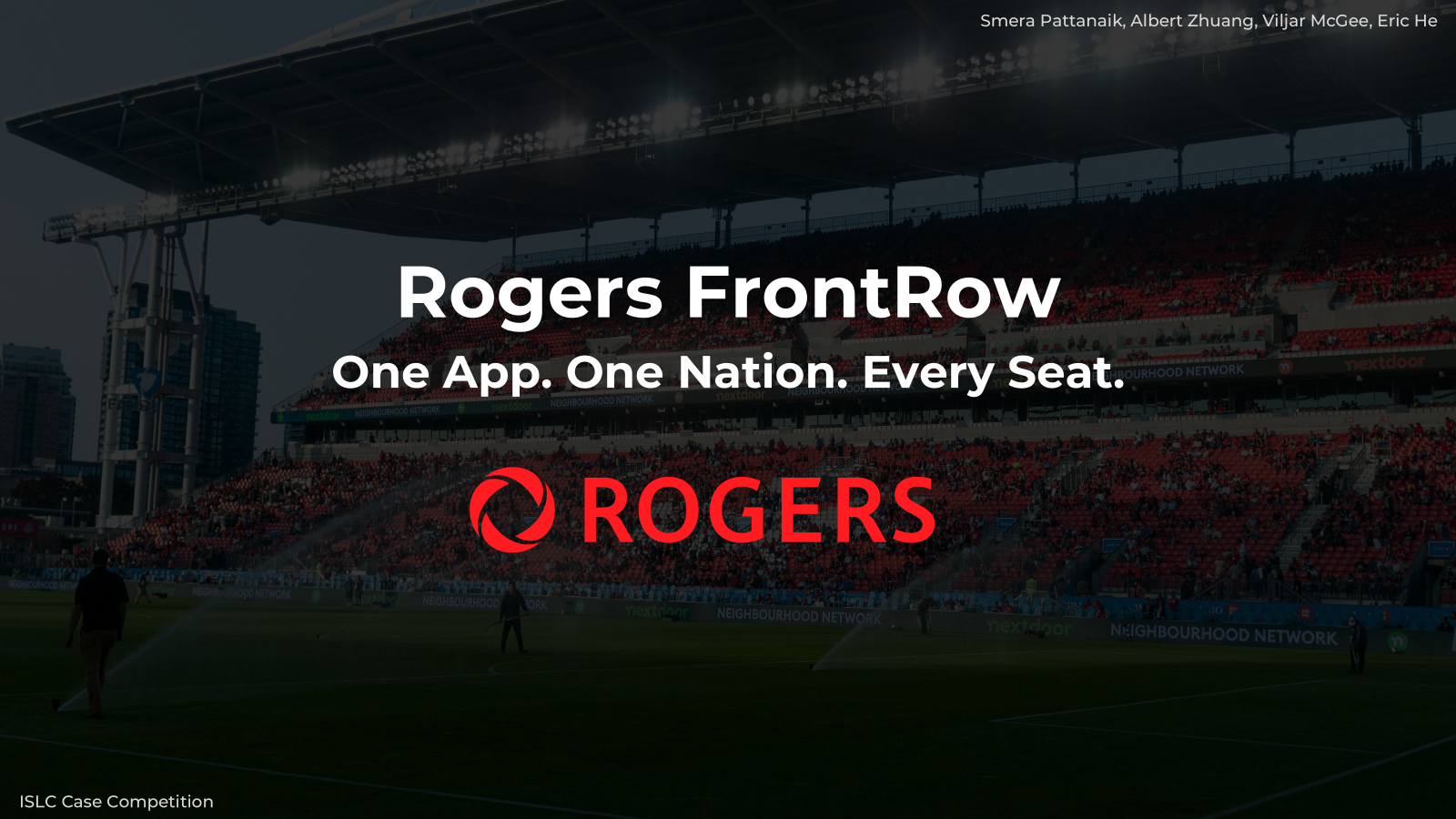 4th place - Rogers Communications X ISLC Case Competition